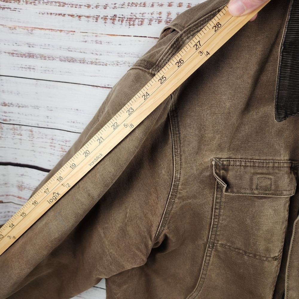 Carhartt C26CHT Arctic Traditional Coat XL Regular Brown Vintage USA Made - Picture 9 of 10
